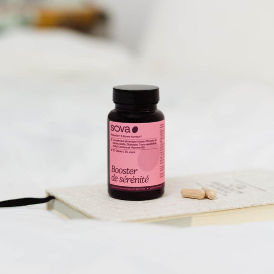 Complément naturel pour réduire le stress, apaiser le mental, améliorer le sommeil et l’humeur – Booster Sérénité